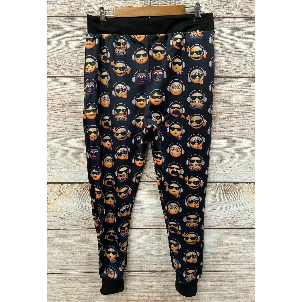Kayden K Jogger Pants Mens Small Skinny Beats Emoj Poly Stretch New Made in USA
